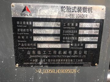 ディーゼル機関は車輪の積込み機/SDLG LG956Lのコンパクトの車輪の積込み機を使用しました