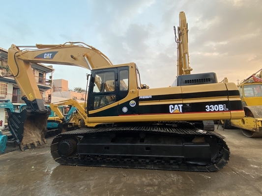 Caterpillar 330BL used CAT hydraulic crawler excavator construction machinery 30 tons, operating weight 33701.9kg