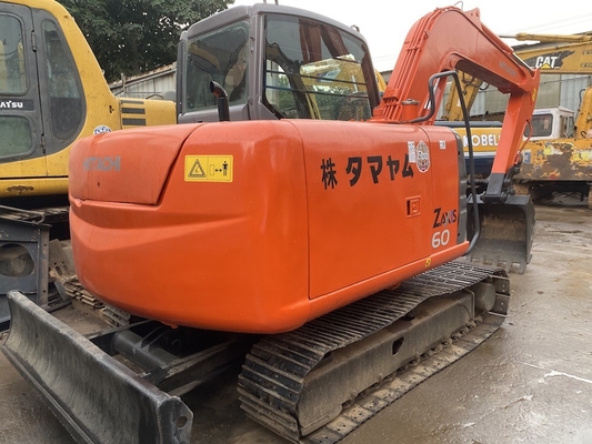 6t秒針ZX60日立の油圧クローラー掘削機の働く重量5850KG