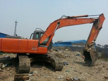Second Hand 20 Tonne Hitachi Zx200 Excavator 19400kg Operation Weight 0.8cbm