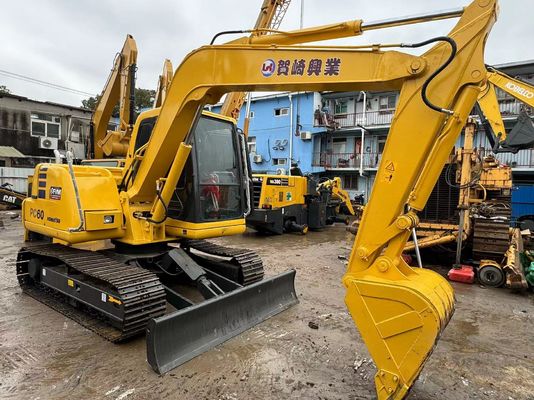 6トン オリジナル 日本製 中古 コマツー PC60-7 クローラー 掘削機 販売中