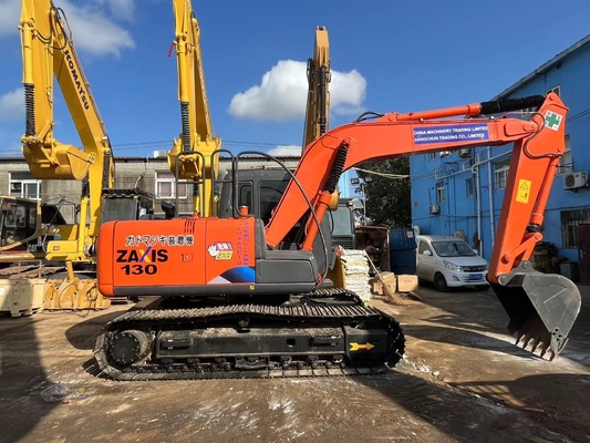 13トン オリジナル 日本製 中古  Hitachi ZX130 クローラー 掘削機 66KW エンジン パワー 0.52m3 バケット容量