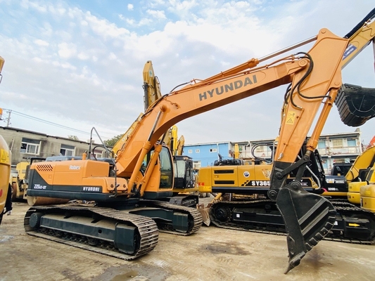 22トン オリジナル日本 中古 ハインダイ R225 クローラー 掘削機 112 KW エンジン パワーと 1.05 m3 バケット容量
