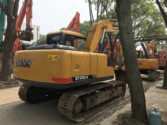 13トンの使用されたSany SY135C-9 水力掘削機 0.53m3バケツ容量