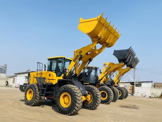 5トンのリウゴングCLG856H車輪積載機 3cbmバケット積載機