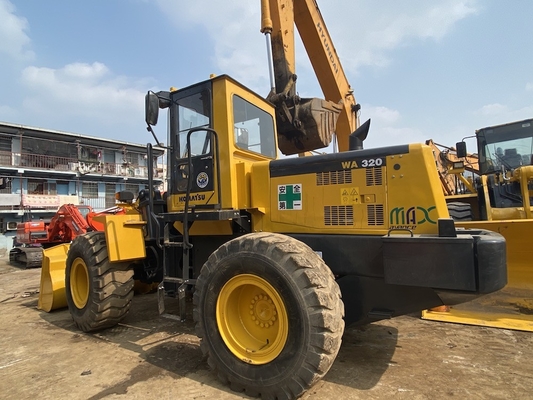 3-5トンの中古コマツー WA320-3 輪載荷機 前部載荷機