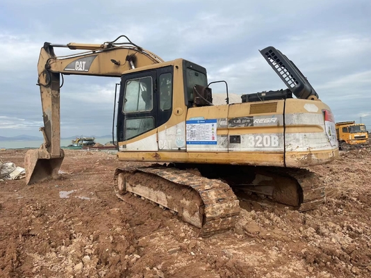 日本原産 Cat 320b 中古掘削機 カタピラー 中古20トンのトラック掘削機