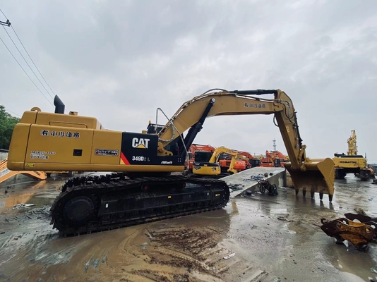 日本原産 Cat 349D 中古掘削機 カタピラー 中古トラック掘削機 49トン