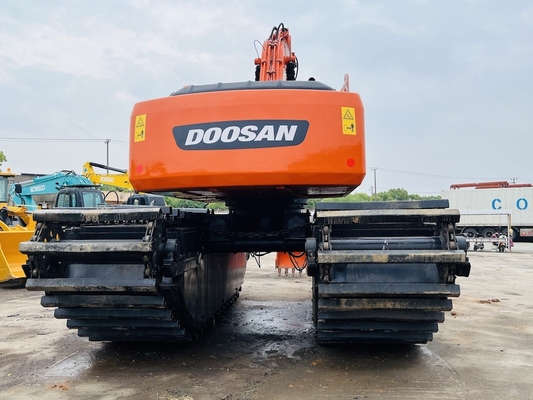ドーサン用両生地掘削機 DH220LC-9E 1m3 リバークリーニングマシン ロングリーチブーム 中古掘削機