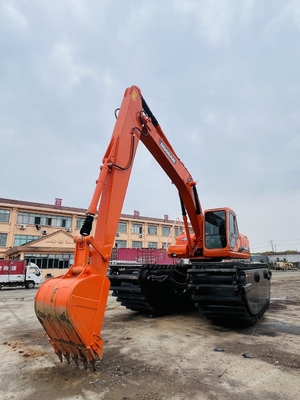 ドーサン用両生地掘削機 DH220LC-9E 1m3 リバークリーニングマシン ロングリーチブーム 中古掘削機