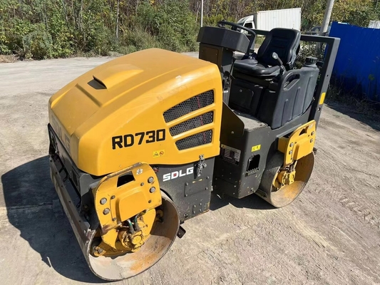 3トンの振動式中古道路ローラー,重装備用SDLG RD730振動式ローラーコンパクター