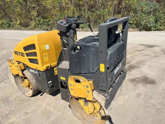 3トンの振動式中古道路ローラー,重装備用SDLG RD730振動式ローラーコンパクター
