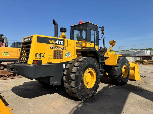 中古のコマツー WA470-3 輪載荷機 前道載荷機 3.9 M 3