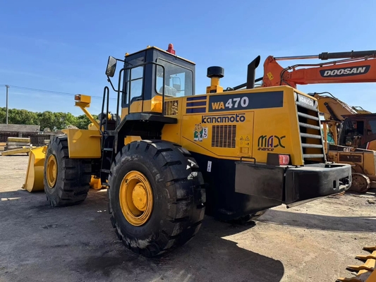 中古のコマツー WA470-3 輪載荷機 前道載荷機 3.9 M 3