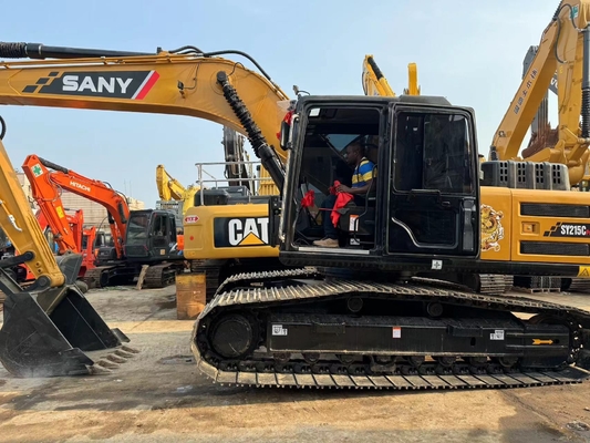 21 トン 中古 Sany SY215C 水力掘削機 1.1 M3 ボケット容量を持つ中古掘削機