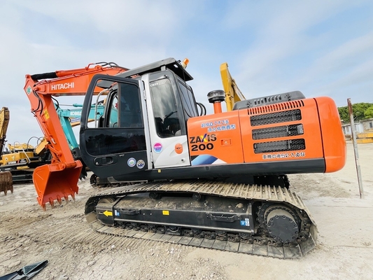 20トンの日本製 原産 中古ヒタチZX200-3G クローラー掘削機 ISUZU エンジン