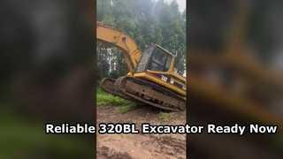 オリジナル日本中古 CAT 320BL クローラー掘削機良好な状態で出荷準備完了